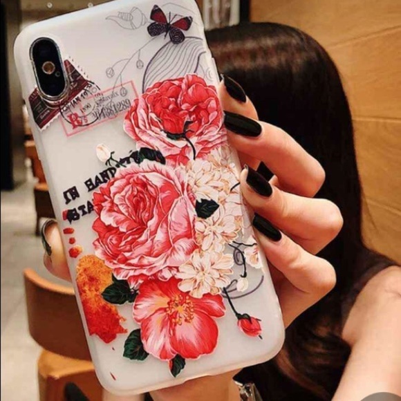 Butterfly Flower IPhone 6 Case - Picture 1 of 6